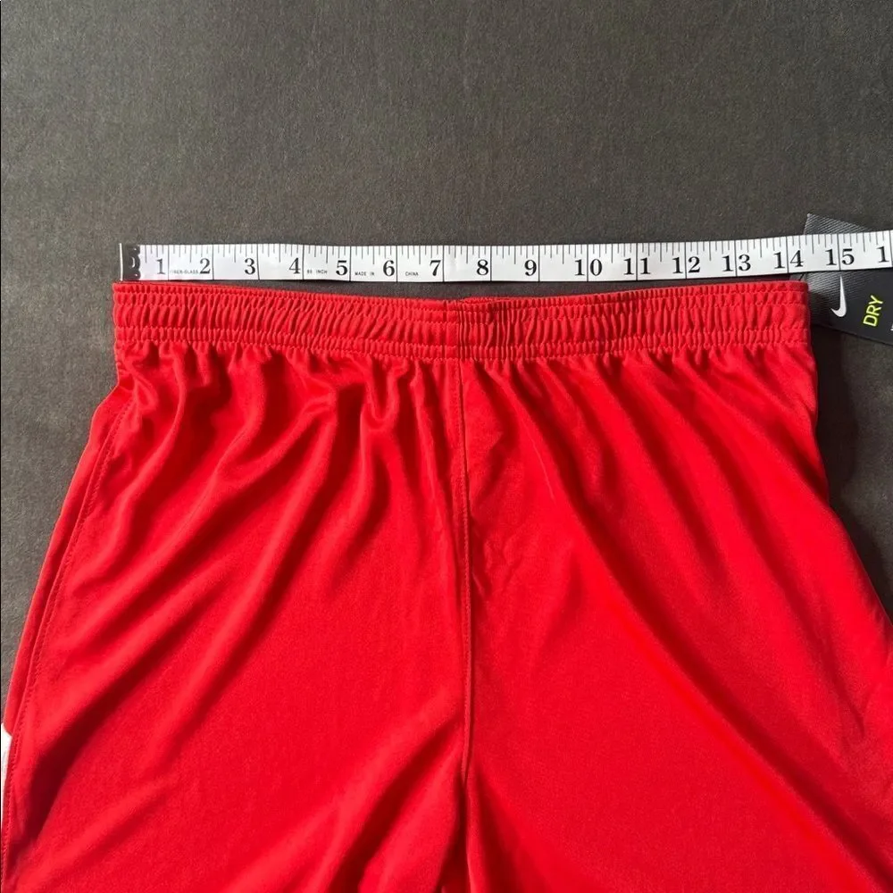 Nike Youth Unisex Red Sport Shorts Dri-Fit Size XL